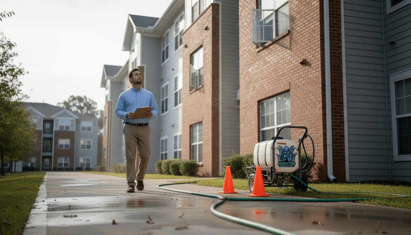 Top exterior cleaning projects for multifamily buildings