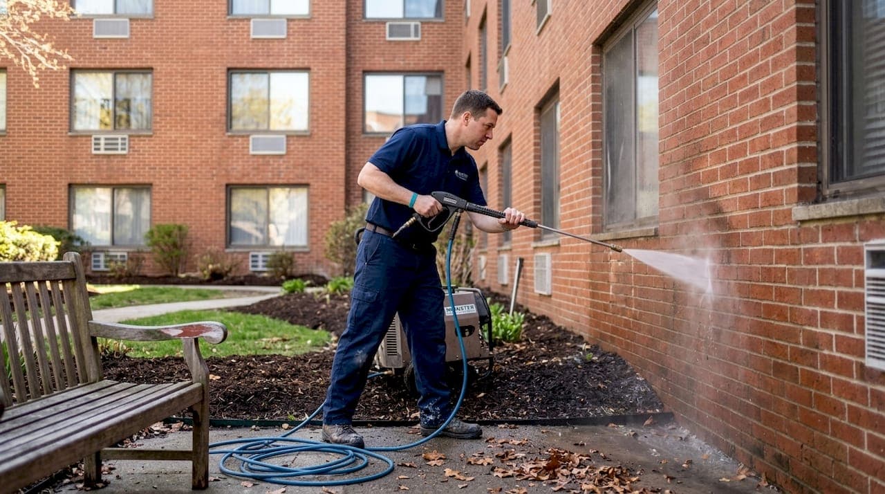 Seasonal pressure washing: essential for multi-family properties