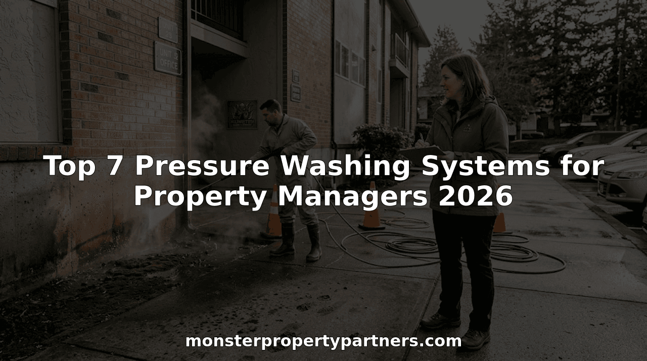 Top 7 Pressure Washing Systems for Property Managers 2026