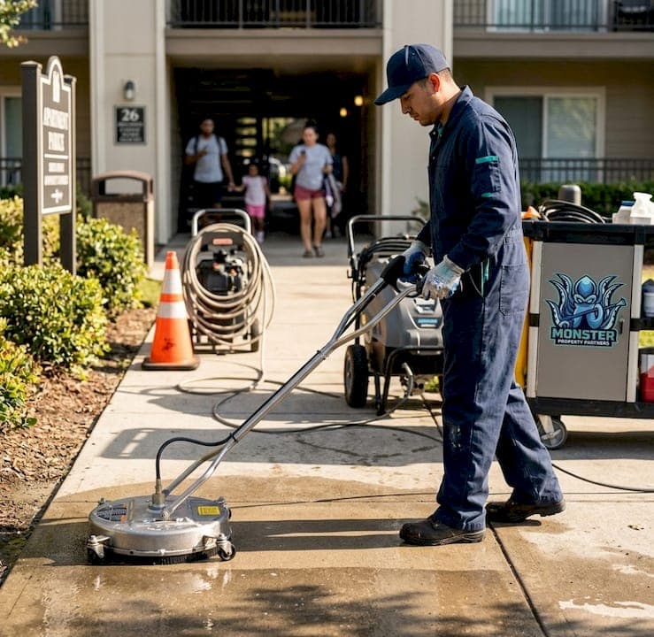 Commercial Pressure Washing Guide for Property Managers